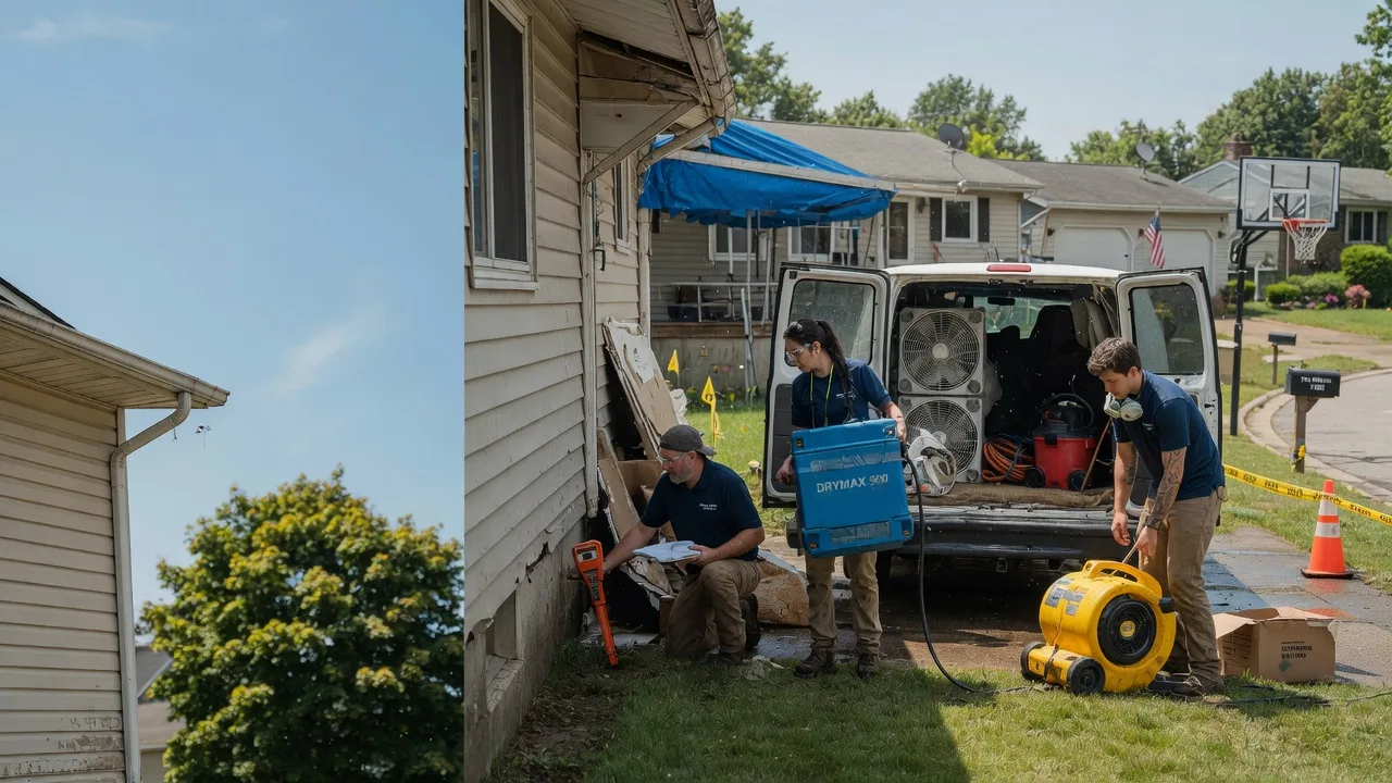 Ceiling Leak Cleanup in Taylor, PA near me